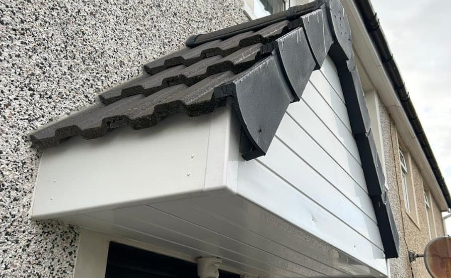 Tiled canopies completed by CWM Home Improvements